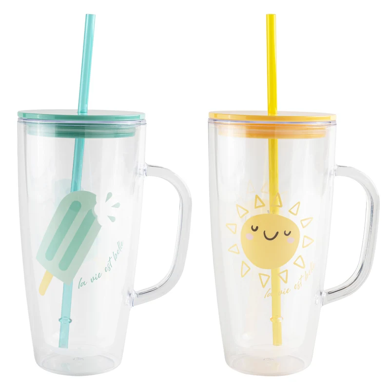 VERRES TUMBLERS & POIGNÉE 22 OZ. SAFDIE
