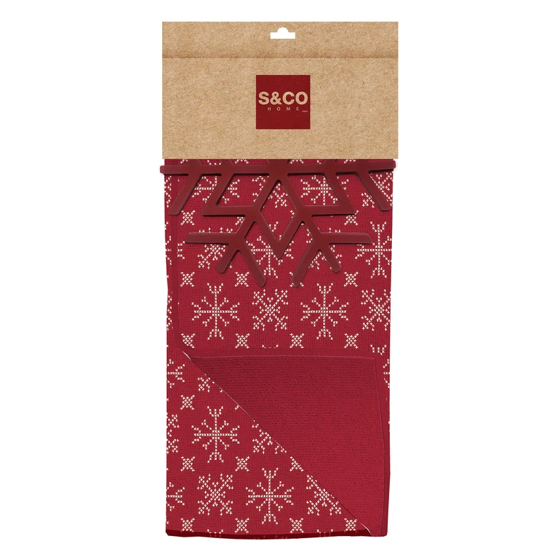 ENS. TAPIS À VAISSELLE & SOUS-PLAT TRICOT SAFDIE