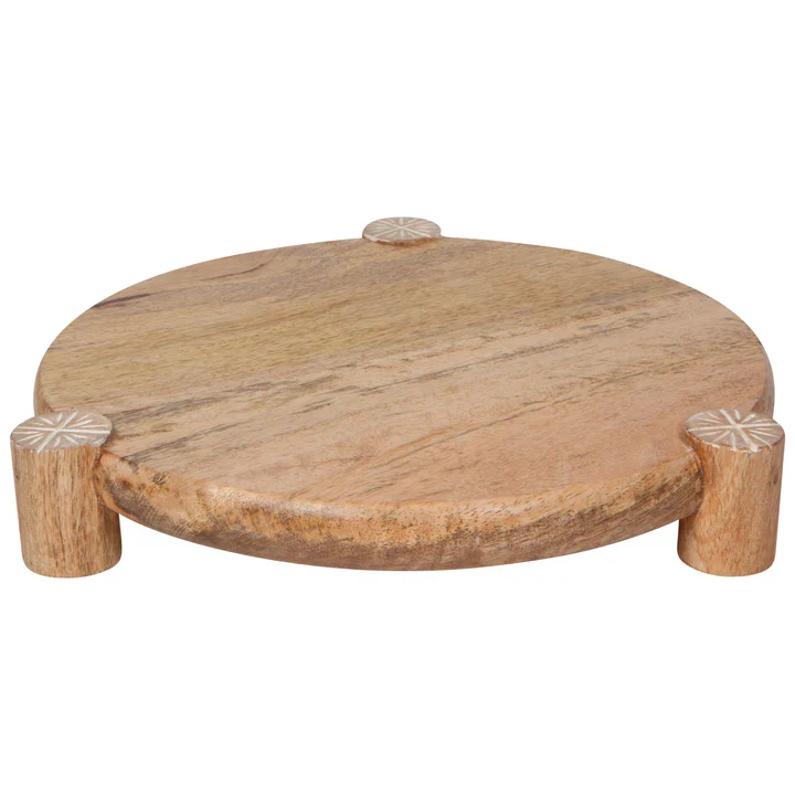 PLATEAU DE SERVICE ROND BOIS 11" DANICA