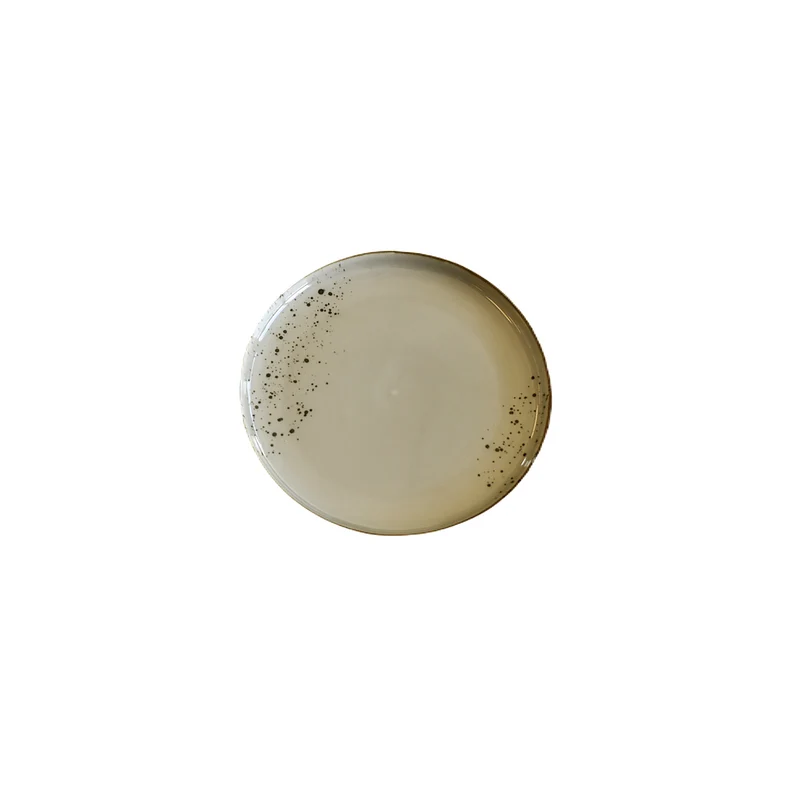 ASSIETTE RONDE 7.25" GRISE "TERRA" KAYALI