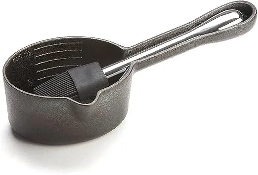 POÊLON À SAUCE EN FONTE AVEC PINCEAU FOX RUN