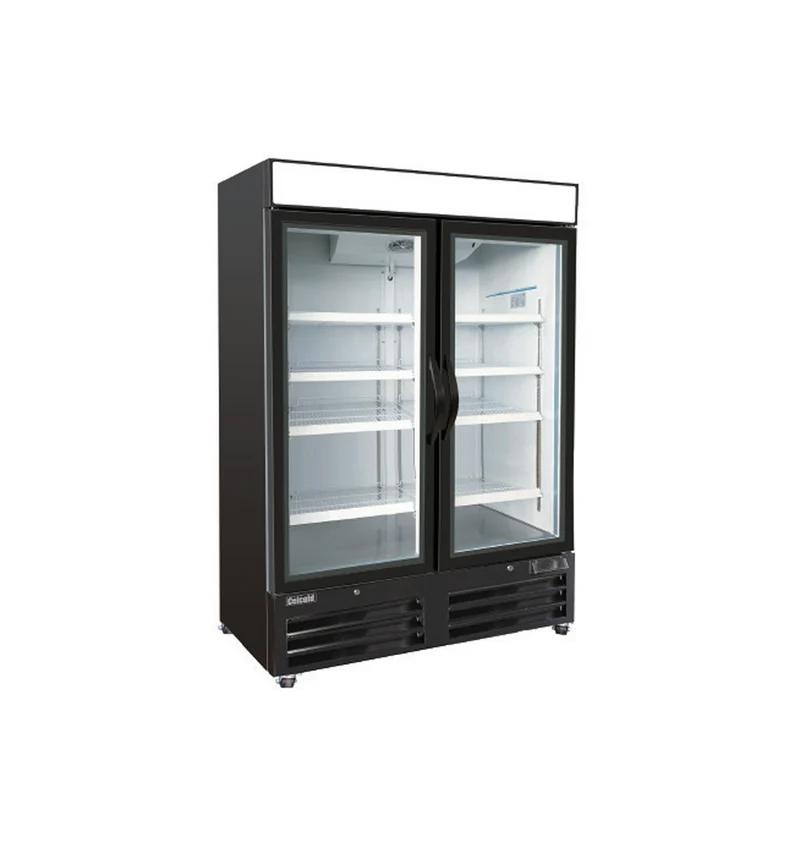 REFRIGERATEUR 2 PORTES VITREES CELCOLD