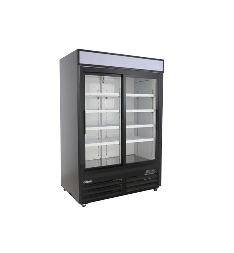 REFRIGERATEUR 2 PORTES VITREES COULISSANTES CELCOLD
