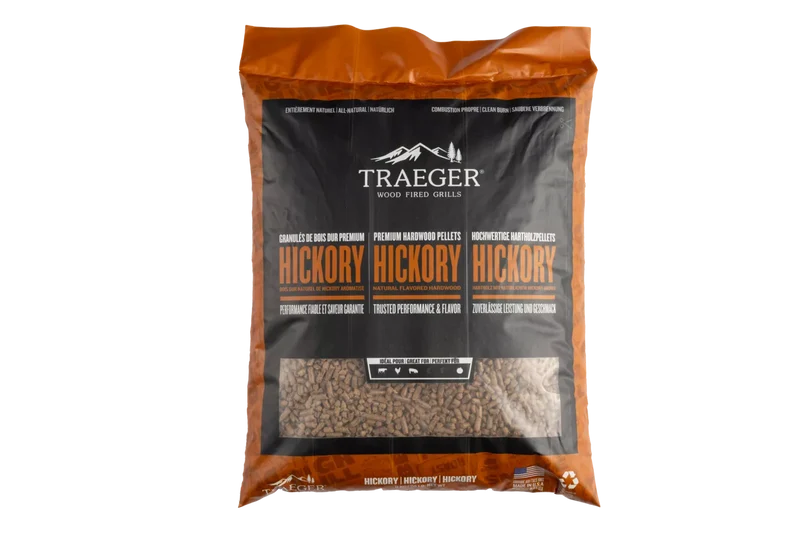 SAC 9 KG. GRANULES DE BOIS HICKORY TRAEGER