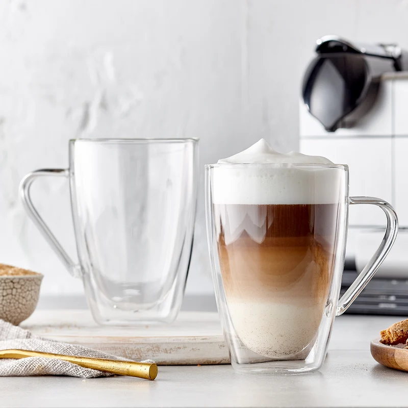 ENS 2 TASSES À LATTÉ 435 ML SAFDIE