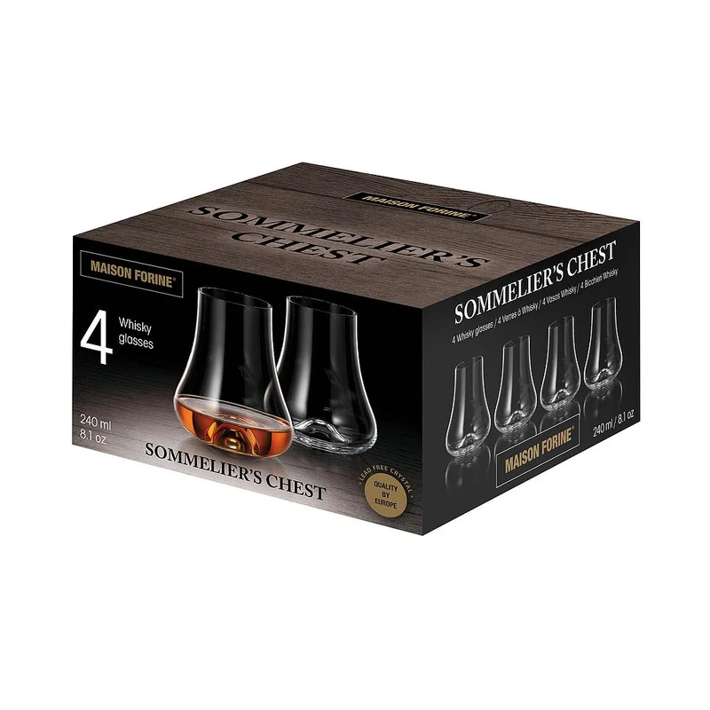 ENS. (4) VERRES À WHISKY CRITALLINE 240 ML. KAYALI