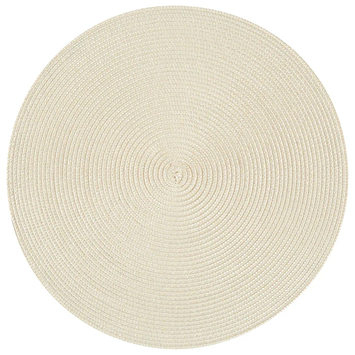 NAPPERON ROND 15" IVOIRE DANICA