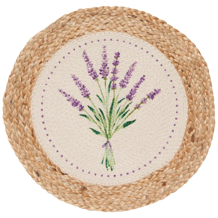 NAPPERON ROND 15" LAVANDE DANICA