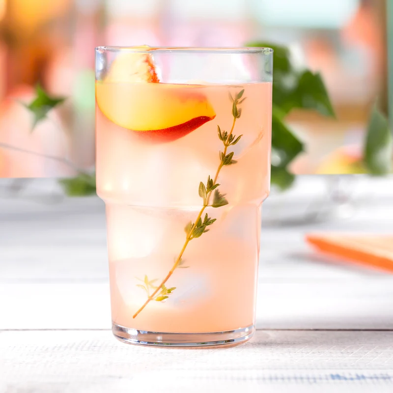 ENS. (6) VERRES EMPILABLES 440 ML. SAFDIE