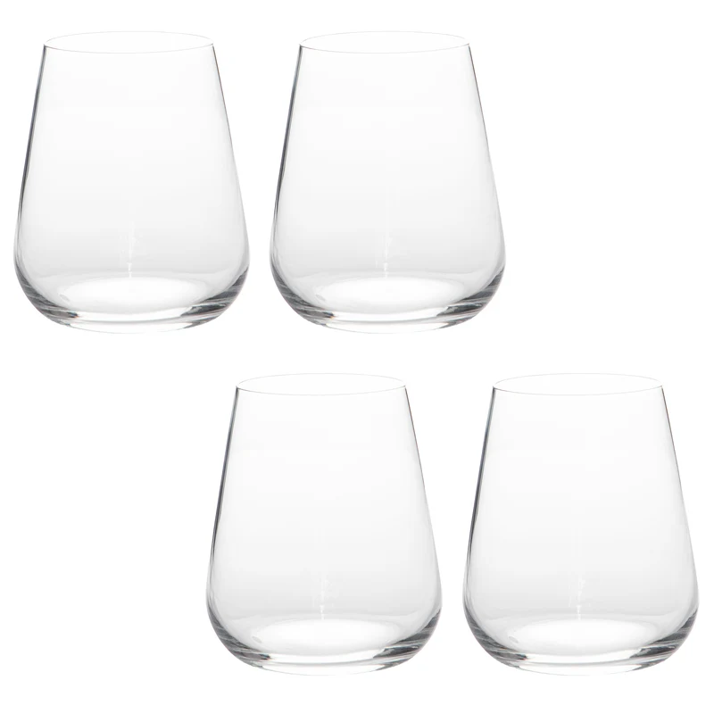 ENS. (4) VERRE À VIN SANS PIED 410 ML. SAFDIE