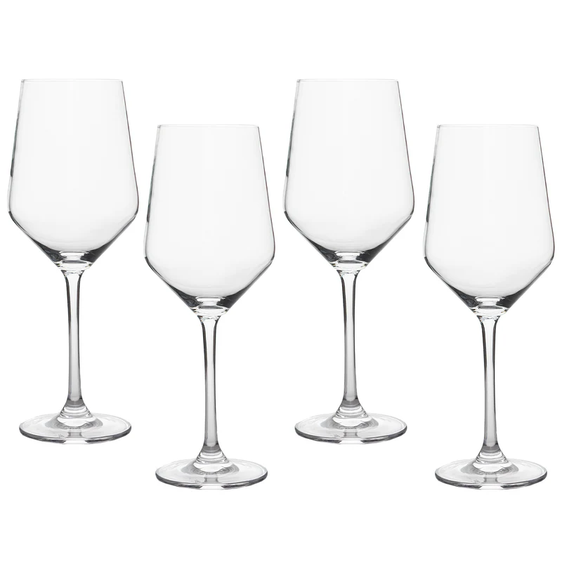 ENS. (4) COUPES À VIN ROUGE 435 ML. SAFDIE