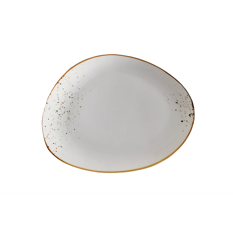 ASSIETTE TRIANGULAIRE 11.25" BLANCHE KAYALI