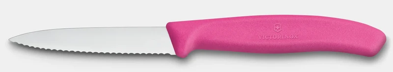 COUTEAU D'OFFICE 3-1/4" DENTELÉ ROSE VICTORINOX *DISC)