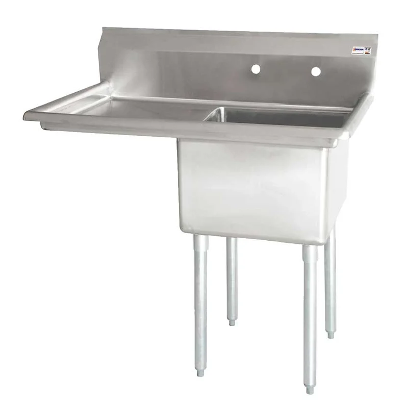 EVIER SIMPLE 24" X 24" EGOUTTOIR GAUCHE