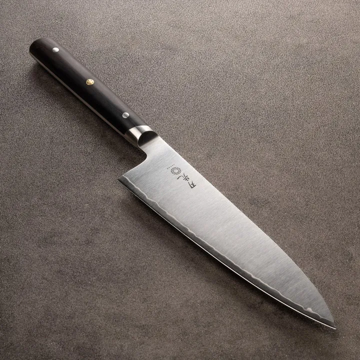 COUTEAU DE CHEF GYUTO 8-1/4" ÉRABLE NOIR HAZAKI