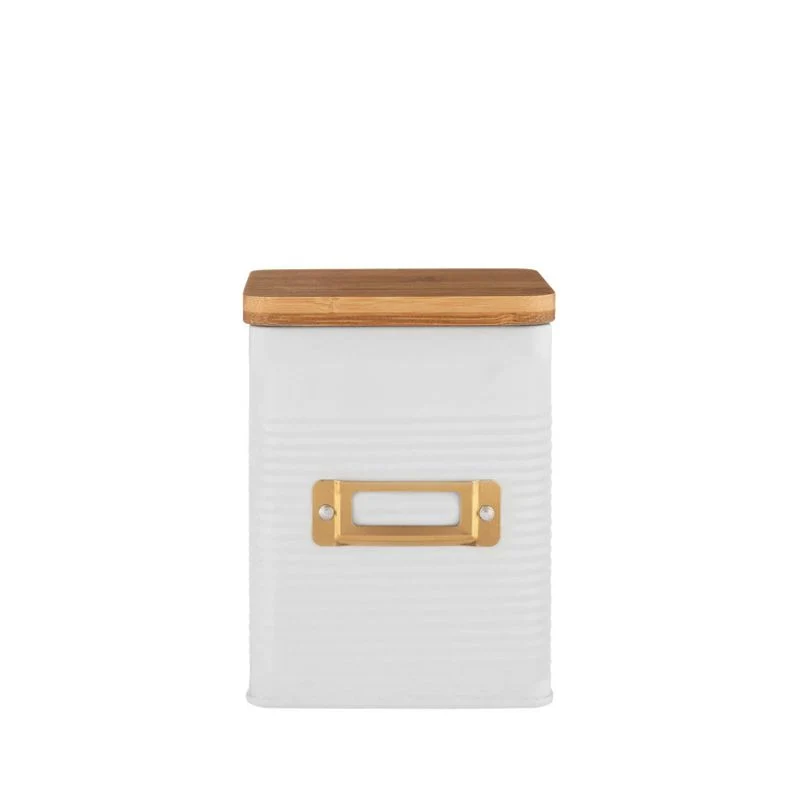 BAC DE RANGEMENT CARRÉ BLANC 1.6 L DANESCO