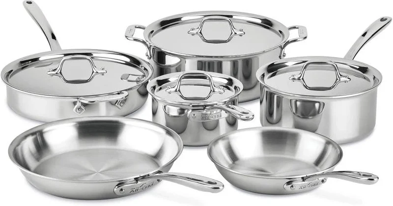 BATTERIE DE CUISINE 10 PCES GRAPHITE ALL-CLAD