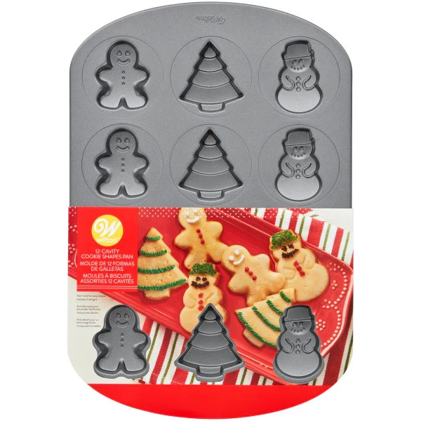 MOULE À BISCUITS DE NOËL (12) WILTON