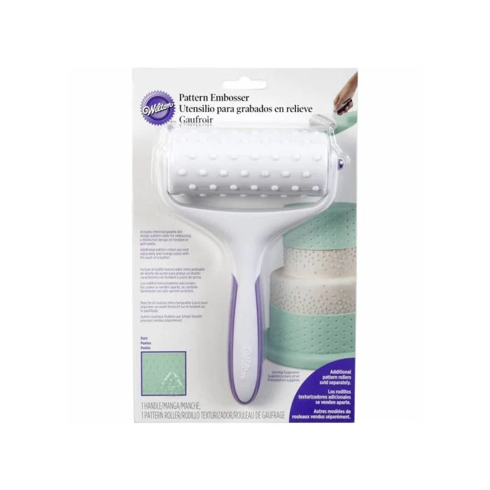 ENS 2 PCES ROULEAU DE GAUFRAGE WILTON