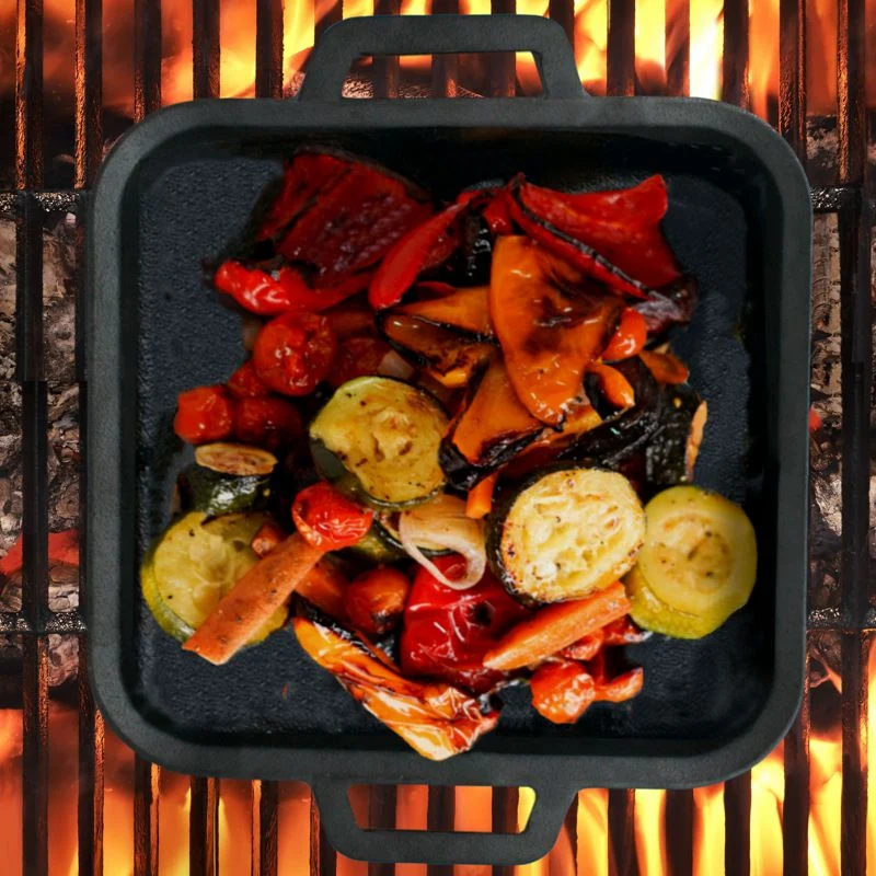 POÊLE EN FONTE POUR BBQ & POIGNÉE AMOVIBLE DANESCO