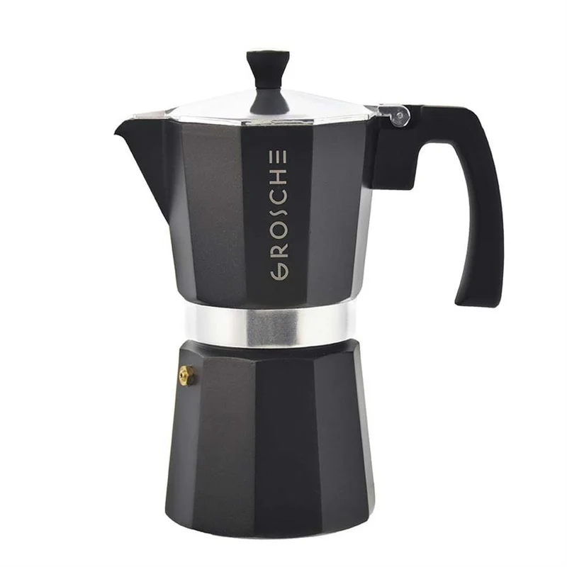 CAFETIÈRE ITALIENNE MILANO 9 TASSES CHARCOAL GROSCHE