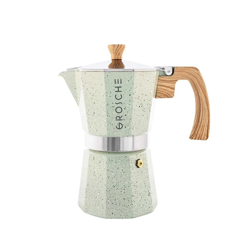 CAFETIÈRE ITALIENNE MILANO 6 TASSES MENTHE GROSCHE
