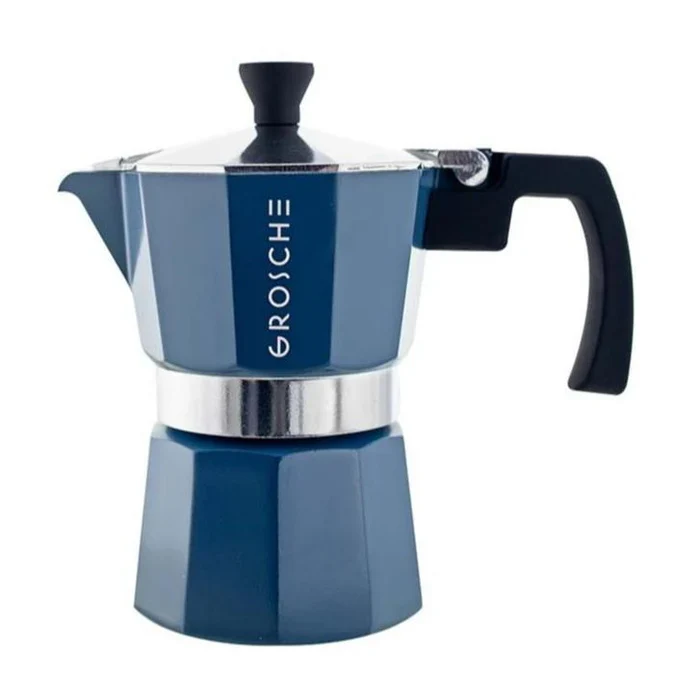CAFETIÈRE ITALIENNE MILANO 3 T. BLEUE GROSCHE