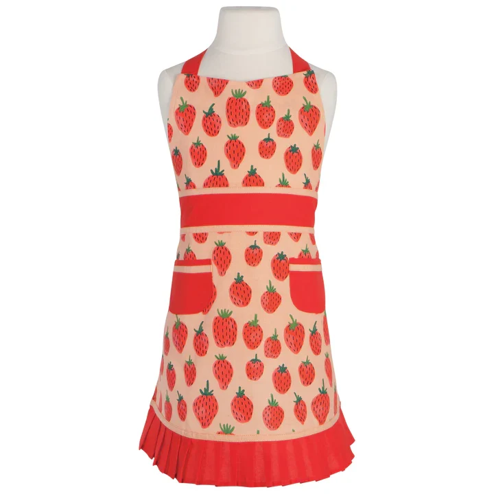 TABLIER FILLE FRAISE DANICA