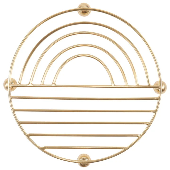 SOUS-PLAT 8" BROCHE DORÉE DANICA