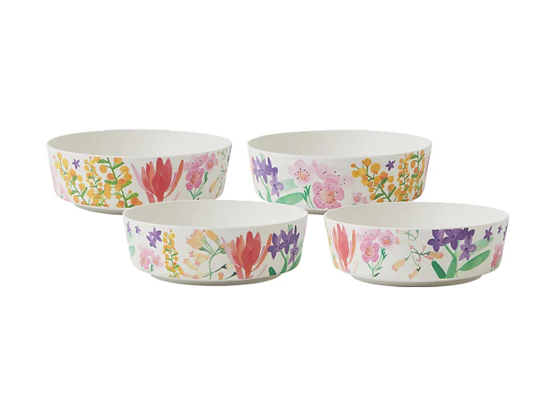 ENS. (4) BOLS 15 X 5 CM. EN BAMBOU MAXWELL WILLIAMS