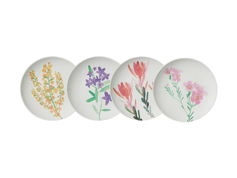 ENS. (4) ASSIETTES 20 CM. EN BAMBOU MAXWELL WILLIAMS