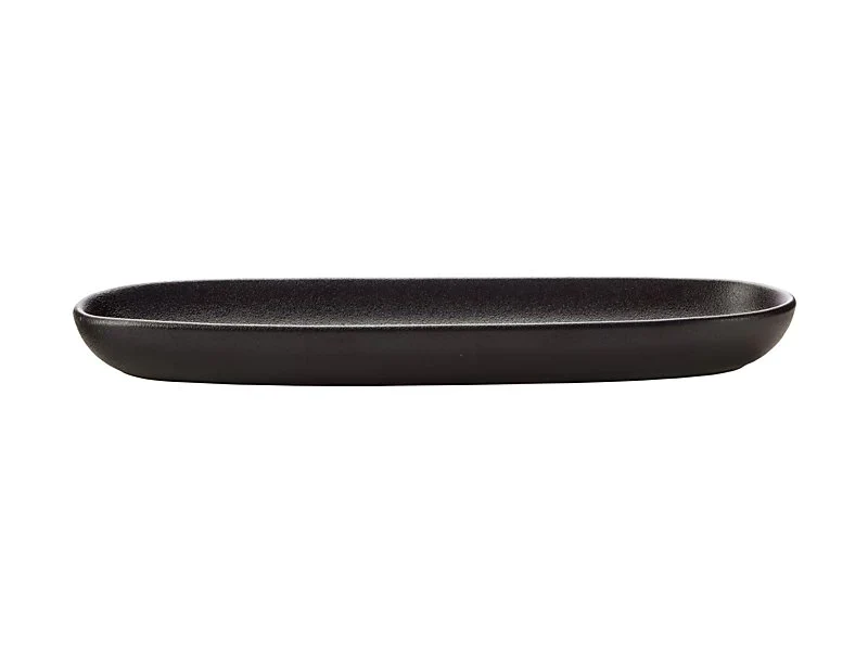 ASSIETTE REBORD CAVIAR NOIR 30 X 9 CM MAXWELL WILLIAMS