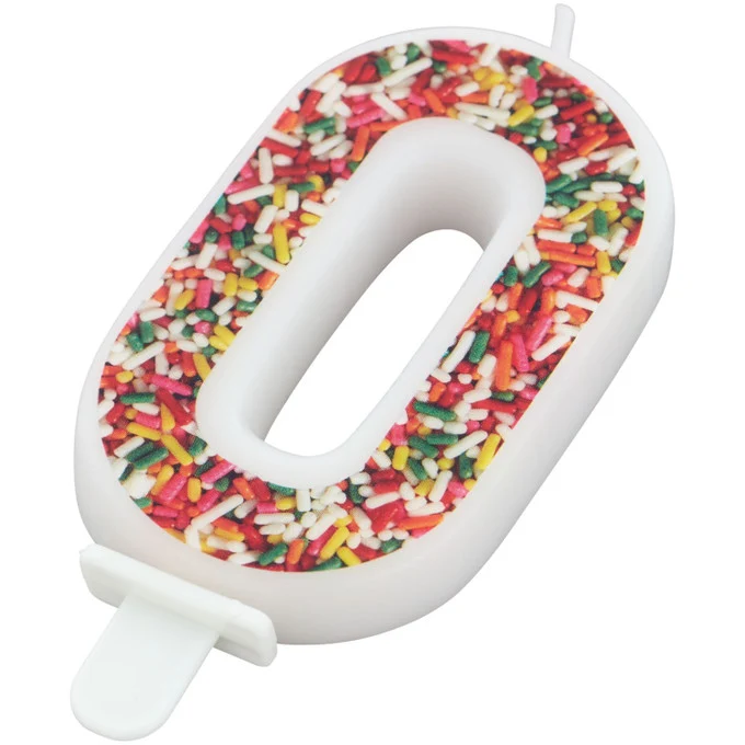 CHANDELLE CHIFFRE "0" WILTON