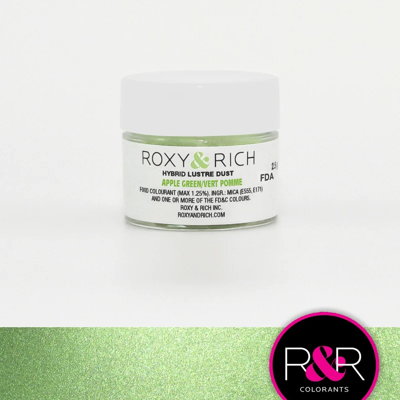 POUDRE LUSTRÉE HYBRIDE 2,5 GR VERT POMME ROXY & RICH
