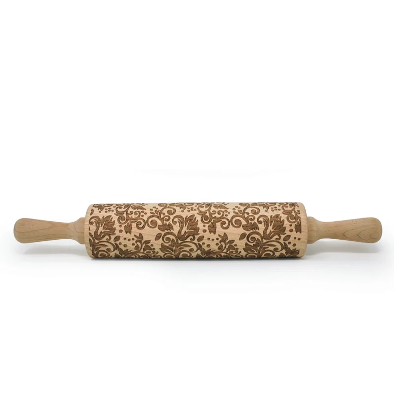 ROULEAU À PÂTISSERIE GRAVE EN BOIS DANESCO