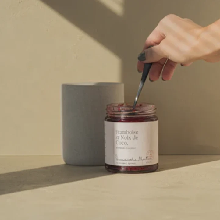 TARTINADE FRAMBOISE & NOIX DE COCO 270 ML DIMANCHE MATIN