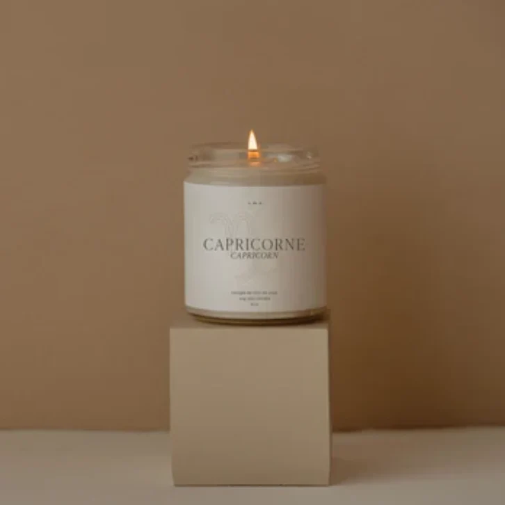 BOUGIE ZODIAQUE "CAPRICORNE" DIMANCHE MATIN