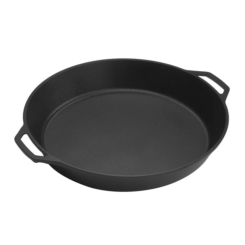 POÊLE 17" 2 POIGNÉES EN FONTE LODGE