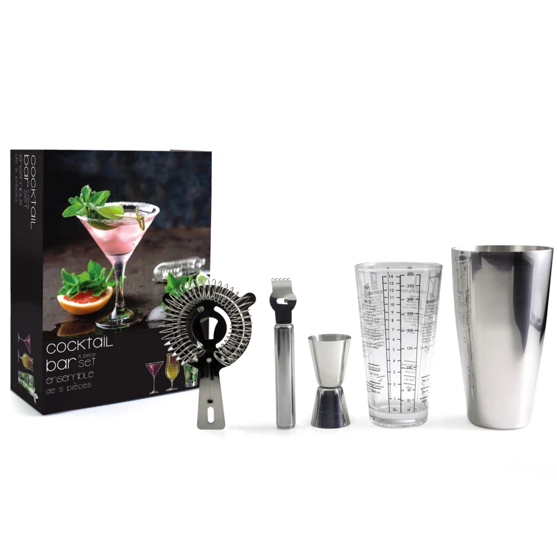 ENS 5 OUTILS POUR COCKTAIL DANESCO