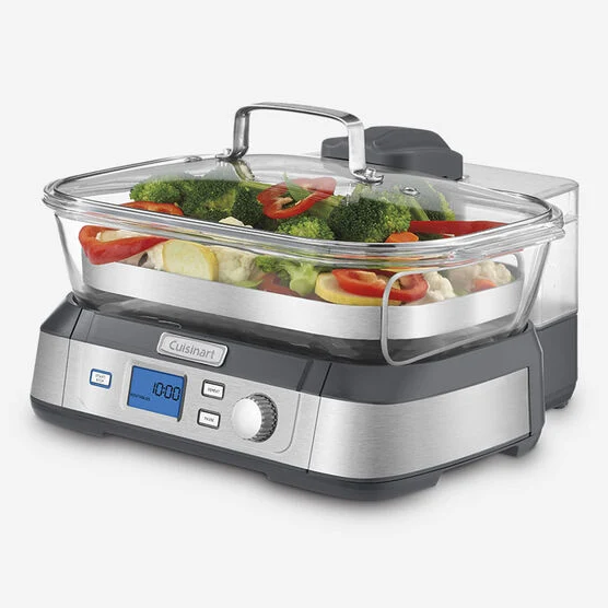 CUIT-VAPEUR NUMÉRIQUE EN VERRE COOKFRESH CUISINART