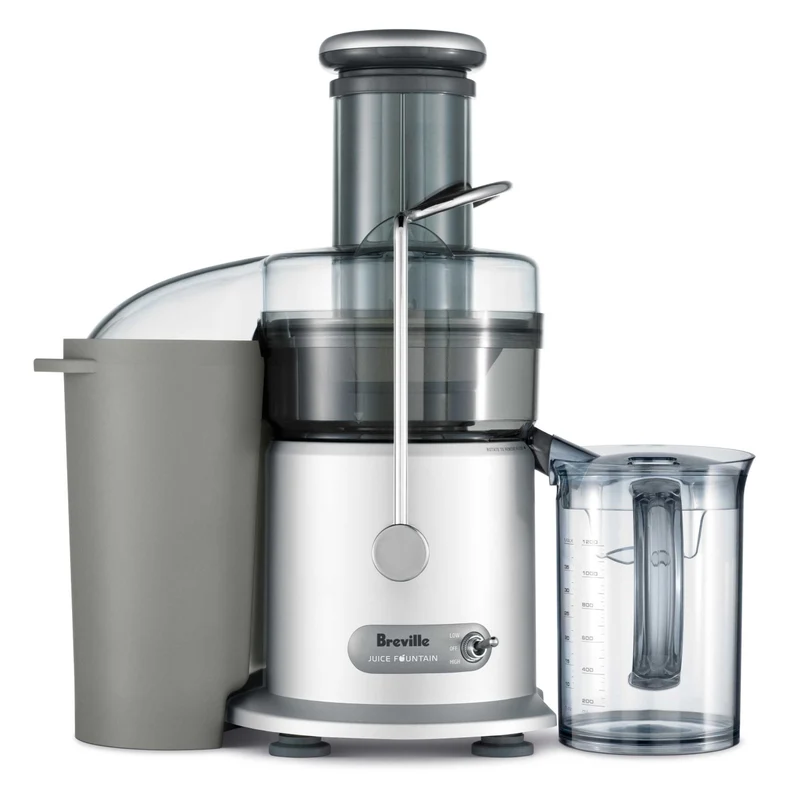 EXTRACTEUR DE JUS ARGENT THE JUICE FOUNTAIN + BREVILLE