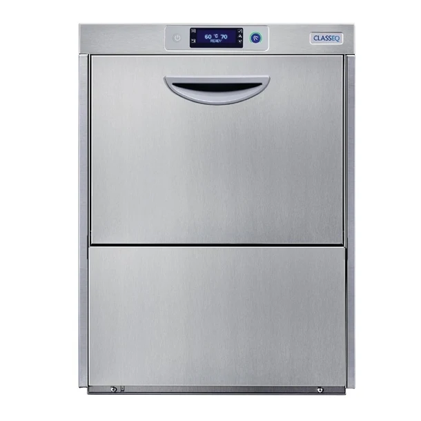 Classeq C400G-13A 16 Pint Undercounter Glasswasher with Drain Pump, Rinse Boost Pump & Break Tank - 13 Amp Plug in