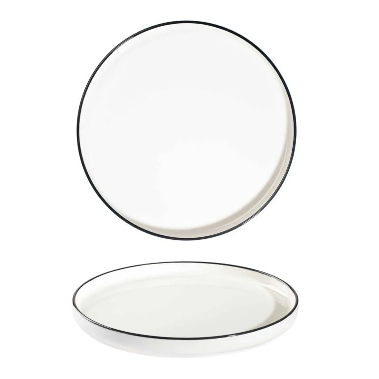 Modest Black Signature Plate 25.5cm / 10" - Pack of 6