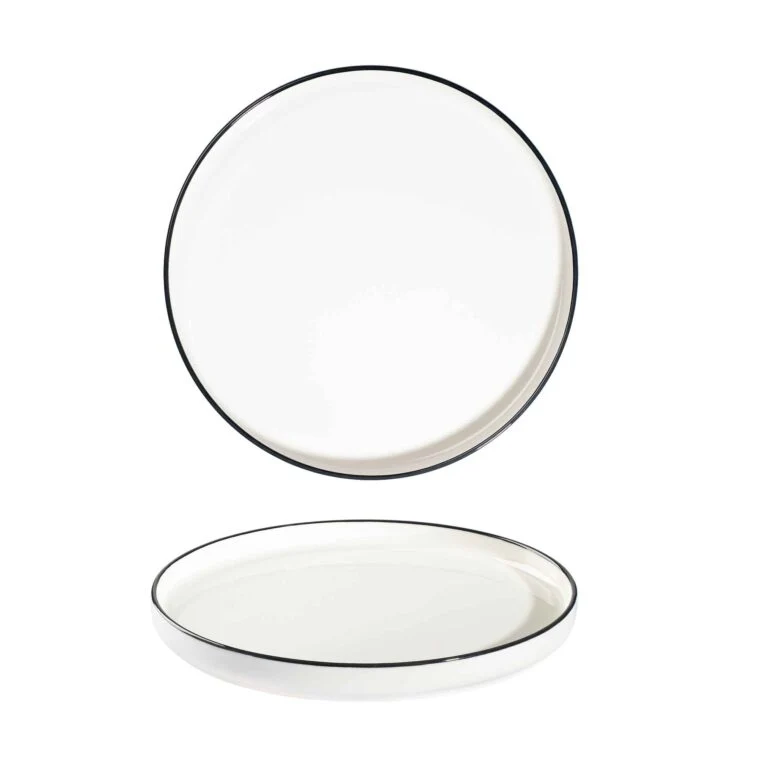 Modest Black Signature Plate 21cm / 8 ¼" - Pack of 6