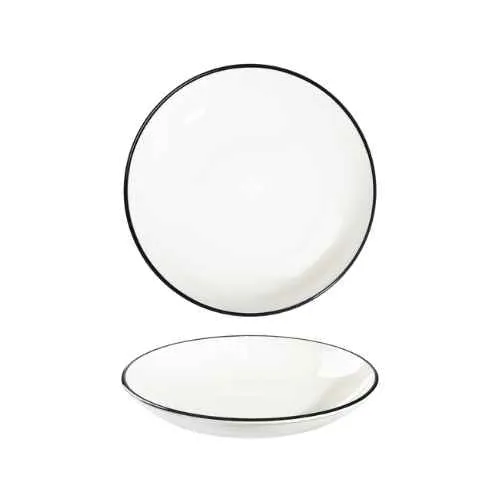 Modest Black Coupe Bowl 25cm / 9 ¾" - 1140ml / 40oz - Pack of 12
