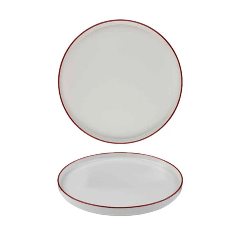 Modest Maroon Signature Plate 25.5cm / 10" - Pack of 6