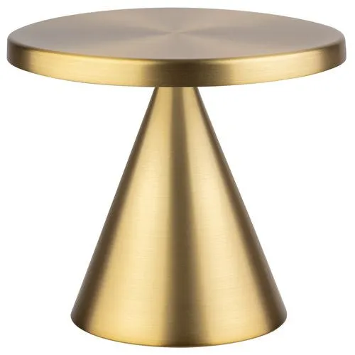 Mini Gold Table Lamp Cone Shaped 13cm x 11.5cm / 5″ x 4 ½″ (H)