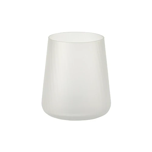 Modern Twist White Frosted Tumbler 420ml / 14¾ oz