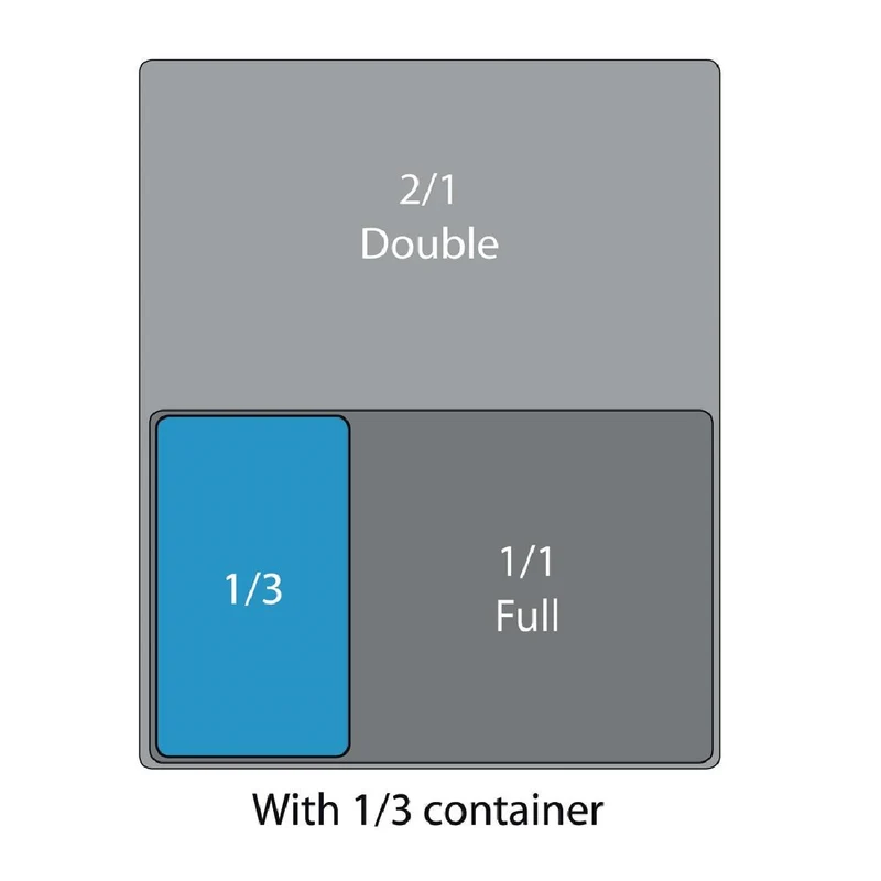 Cambro Polycarbonate 1/3 Gastronorm Tray 65mm