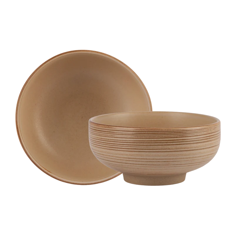 Rustico Taupe Deep Bowl - 13cm / 5" - Pack of 6